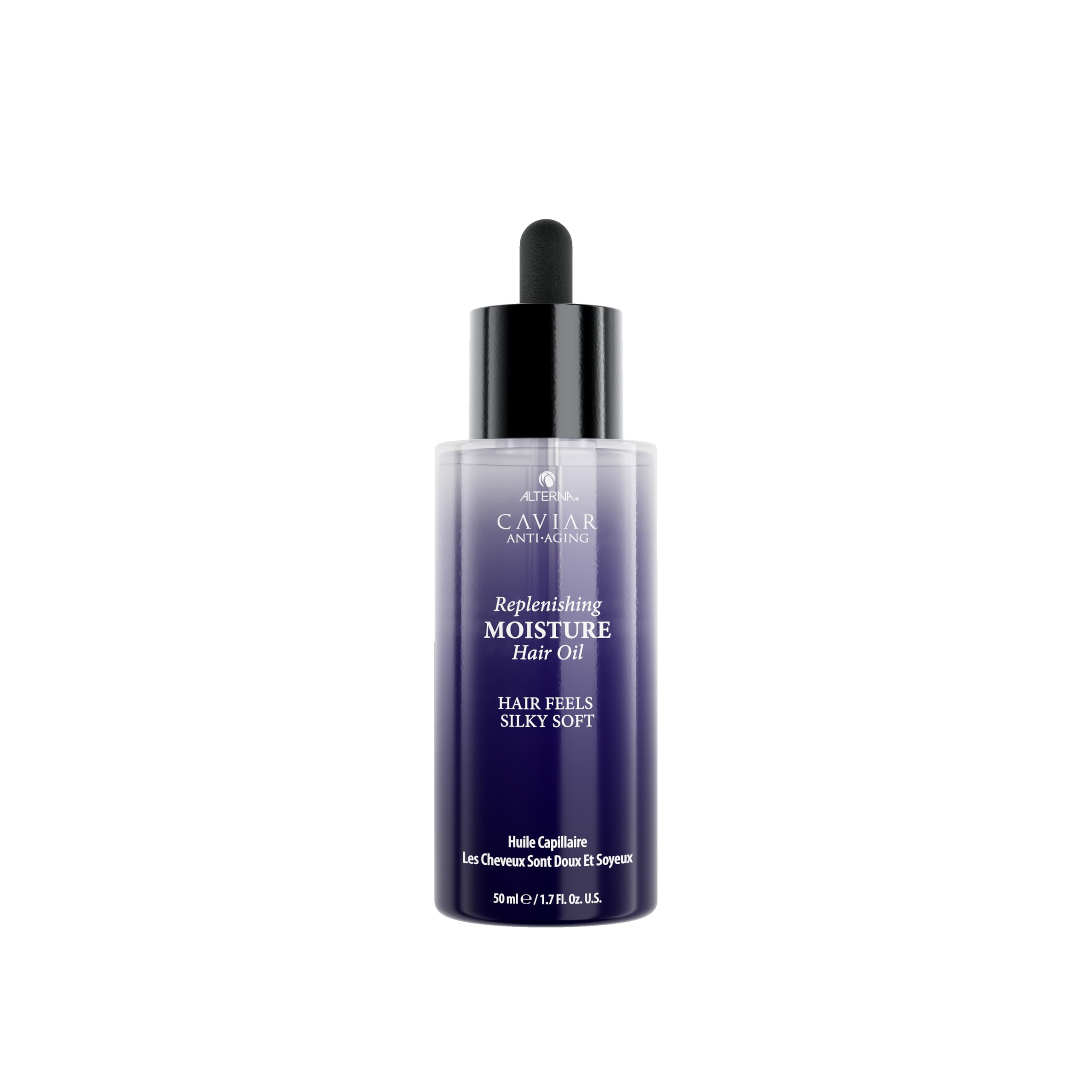 Alterna Haircare CAVIAR Anti-Aging Replenishing Moisture Hair Oil 1.7 oz | Lightweight, Revives and Nourishes Hair | Increased Shine and Softness | Heat Protectant and Frizz Control