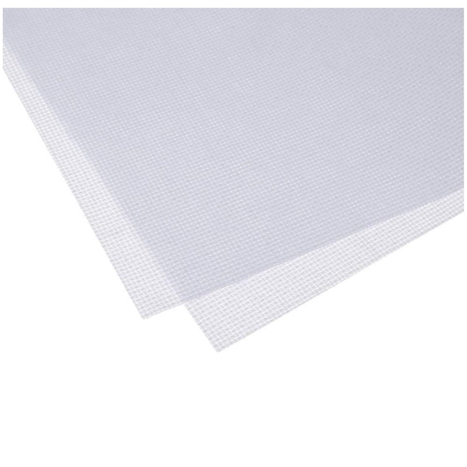 18CT Count Classic Reserve Cloth White Cross Stitch Cloth Fabric for Embroidery, Needlework, DIY Craft(300x150cm)