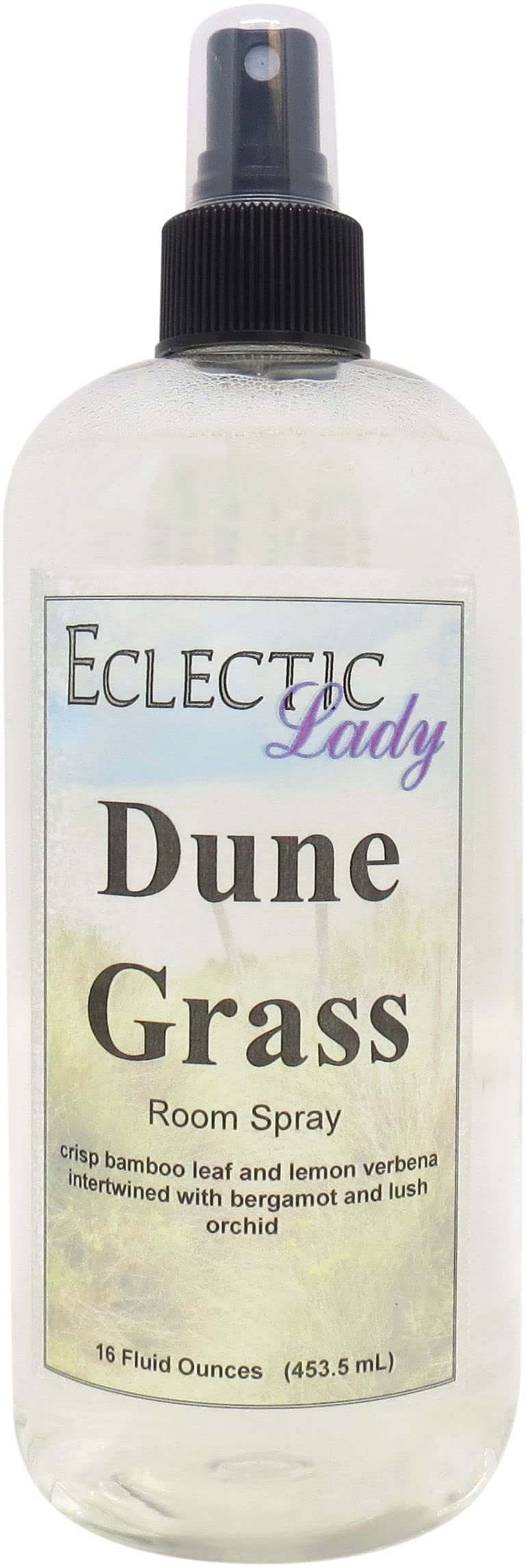 Dune Grass Room Spray, 16 Ounces, No Artificial Colors, Parabens, or Preservatives - Fragrant Aromatic Room Mist For Home, Room, Office