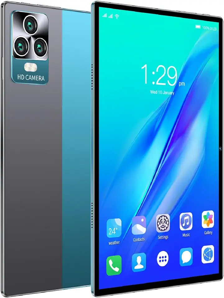 بيبيبسكي تابلت 10.1 انش اندرويد 10.1 سمارت باد مع 4GB32GB 3440x1040 IPS HD شاشة لمس 2MP5MP يدعم BTWIFI 2.4G و5.0G تردد مزدوج لتشغيل الفيديو والالعاب