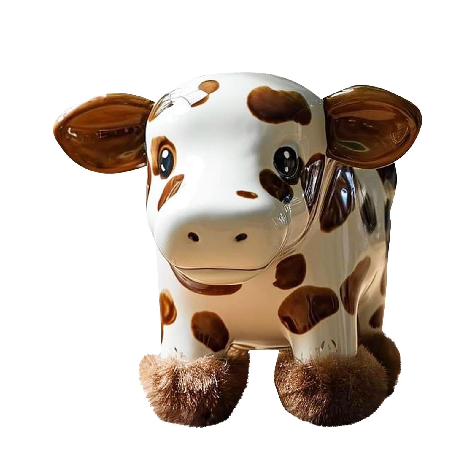 Fioriera a forma di mucca delle Highlands, grazioso vaso da fiori a forma di mucca delle Highland, per decorazione da giardino, regalo di Natale di compleanno per donne, decorazione per la casa