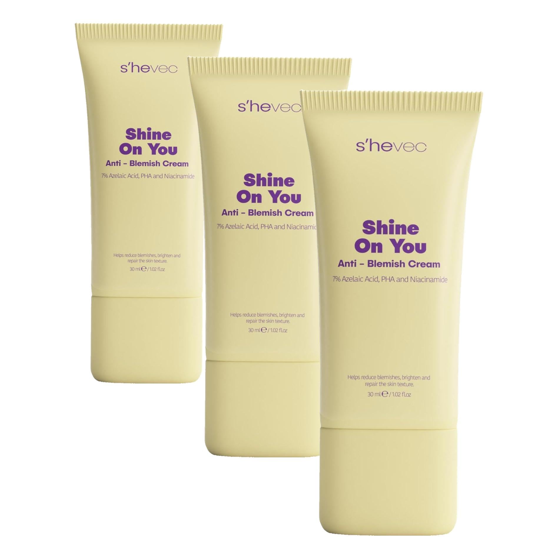 She Vec Shine On You Bariyer Koruyucu Kalkan Yaşlanma Karşıtı & Konforlu Cilt Bakım Kremi (3 paketi)