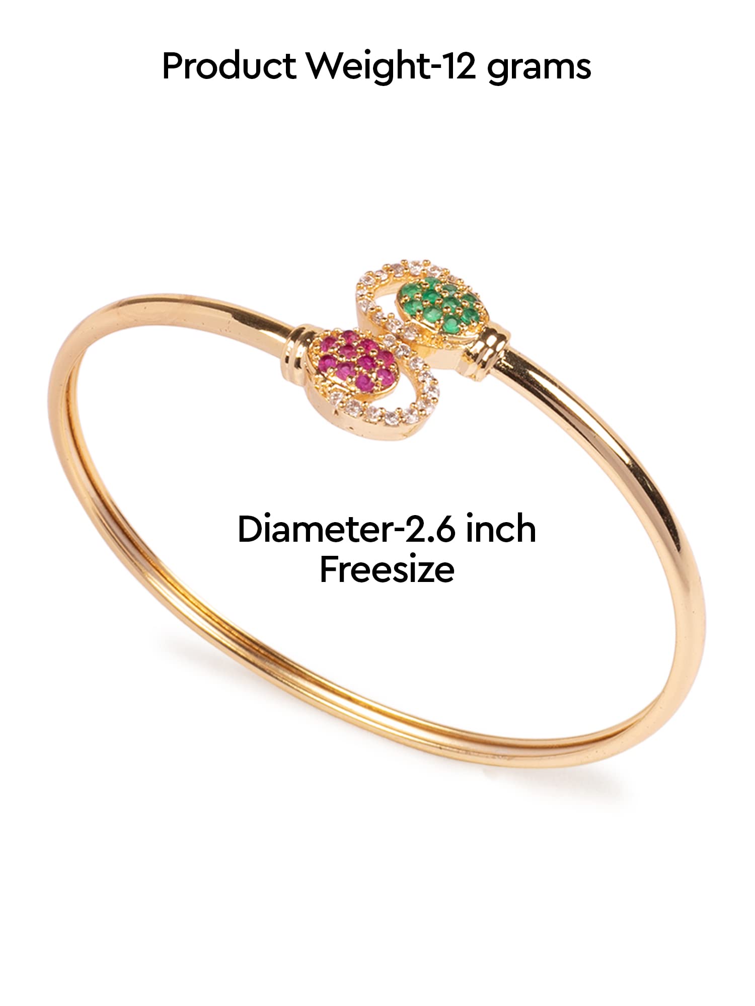 CZ Contemporary Style Kada For Women