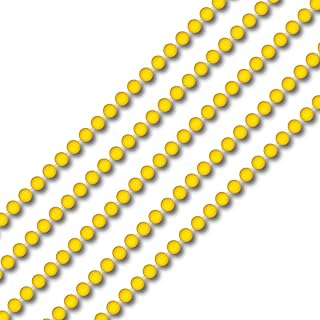 7mm Round Yellow Beads 33