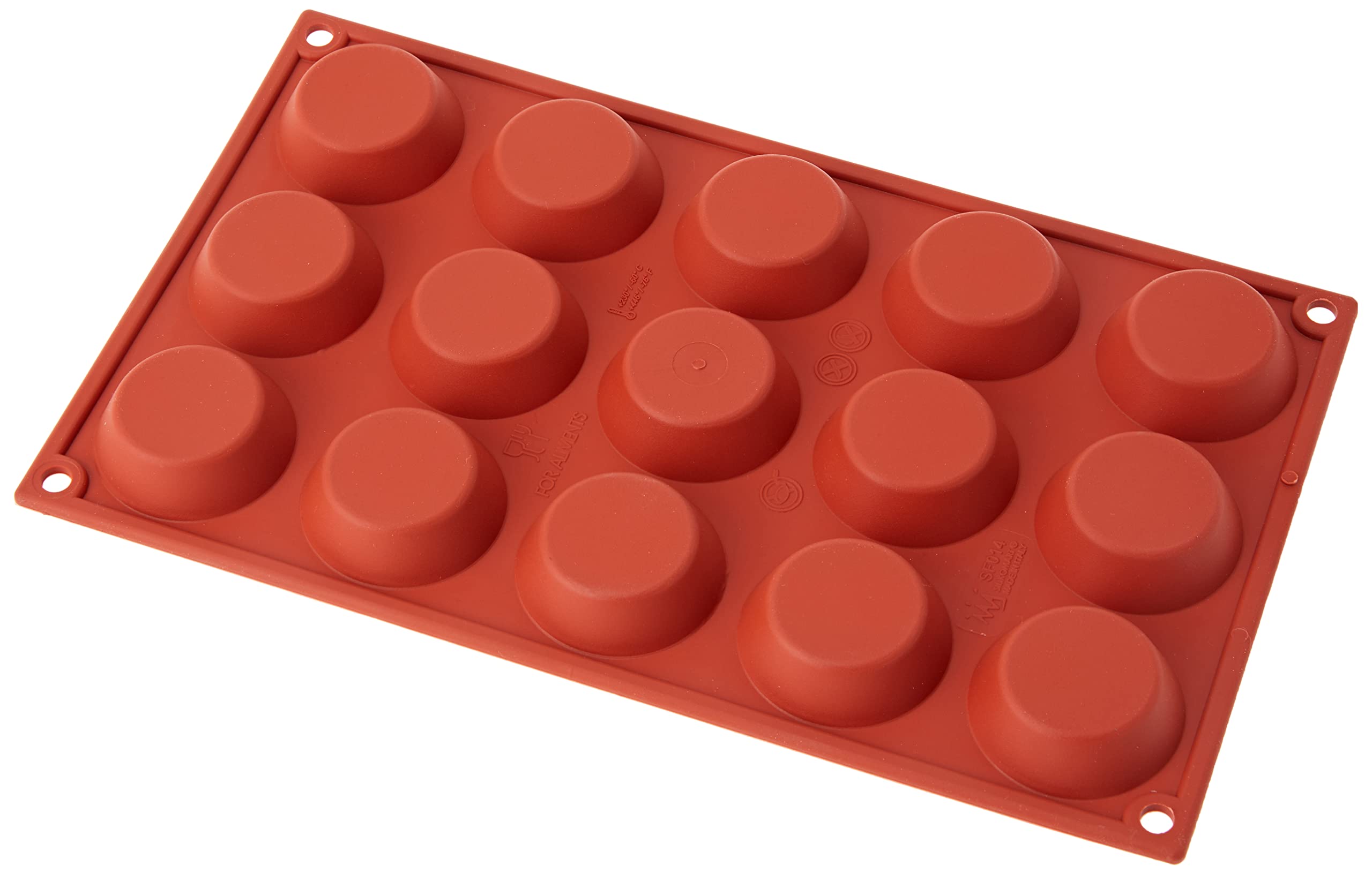 Stampo Per Tortine Silikomart SF043 - 15 Monoporzioni Ø40mm, Silicone Platinum, Made In Italy - Foto 8