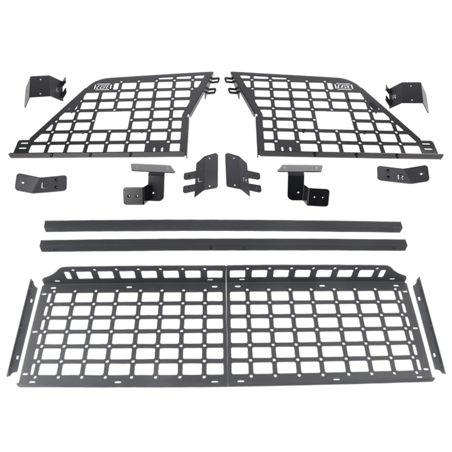 1999-2005 for Jeep Grand Cherokee WJ Molle Panel Modular Storage Panel System Trunk Shelf Interior Rear Trunk Cargo — view 9