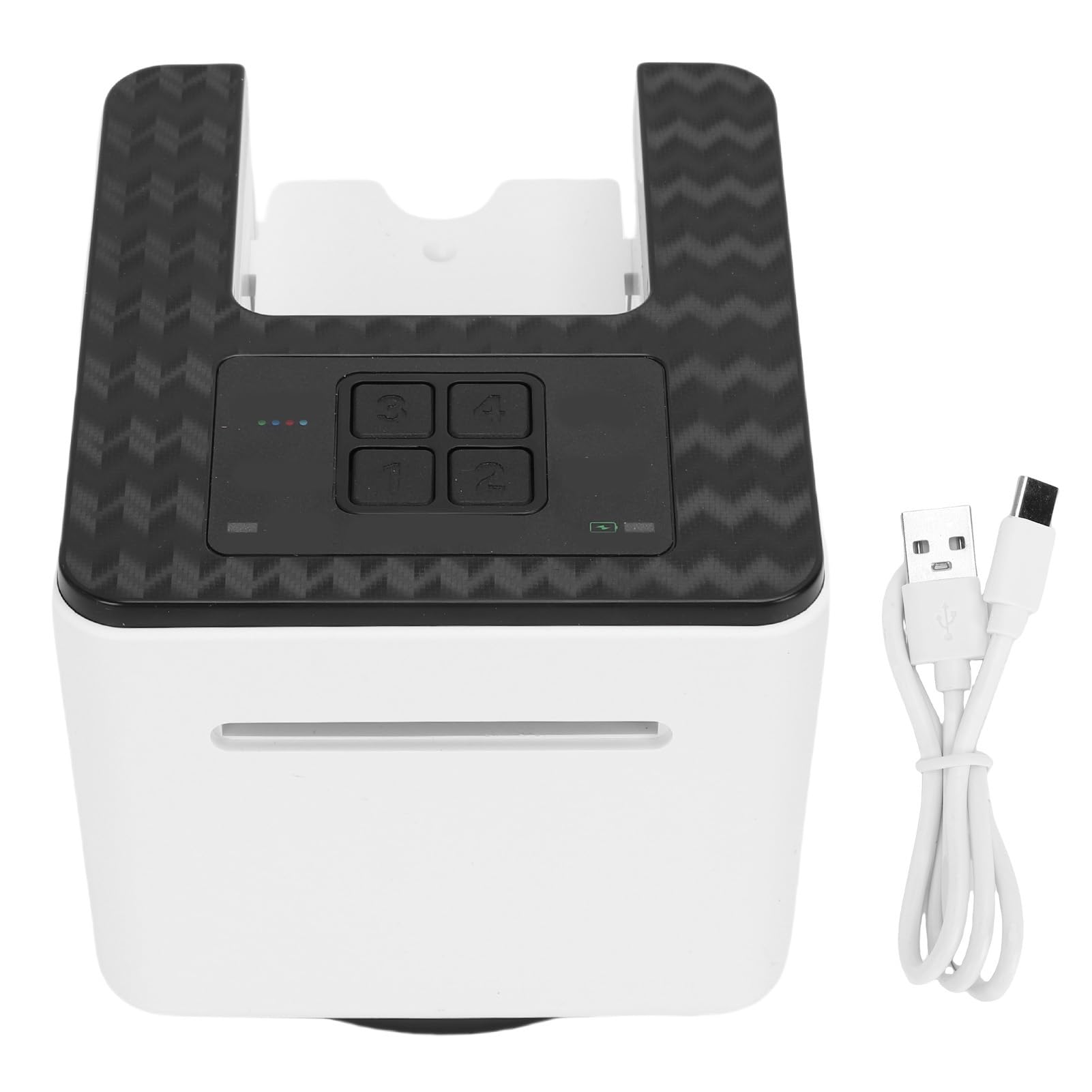 Asixxsix Mescolatore e Mazziere di Carte Automatico, Mescolatore e Distributore Elettrico 2 in 1 con Rotazione di 180 o 360 Gradi Motore a Basso Rumore per Giochi di Carte Poker