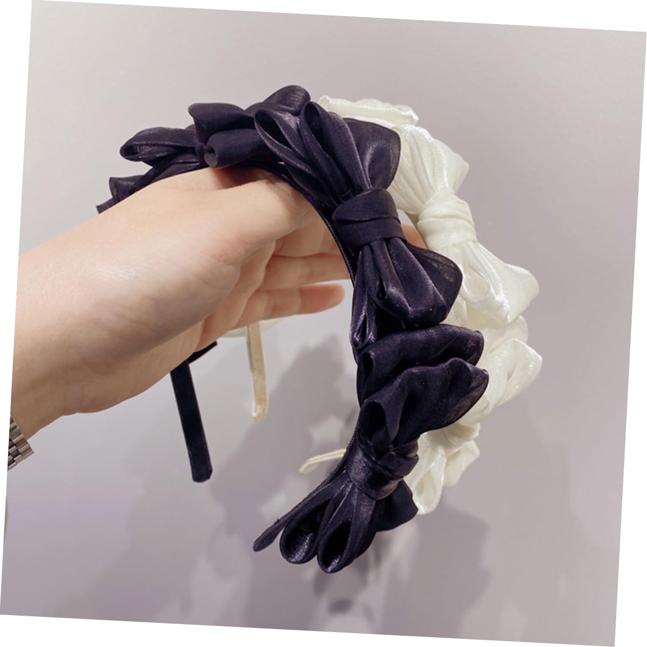 FRCOLOR 5 Diademas Elegantes Con Lazo Para El Pelo Para Mujer Herramienta De Peinado Para Fiestas Y Festivales.