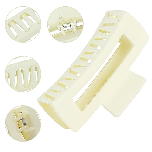 Miniatura 4 de Paquete de 4 pinzas para el pelo de flores, pinzas de pelo de plátano, pinzas rectangulares grandes y pequeñas, para mujeres y niñas, mandíbula para