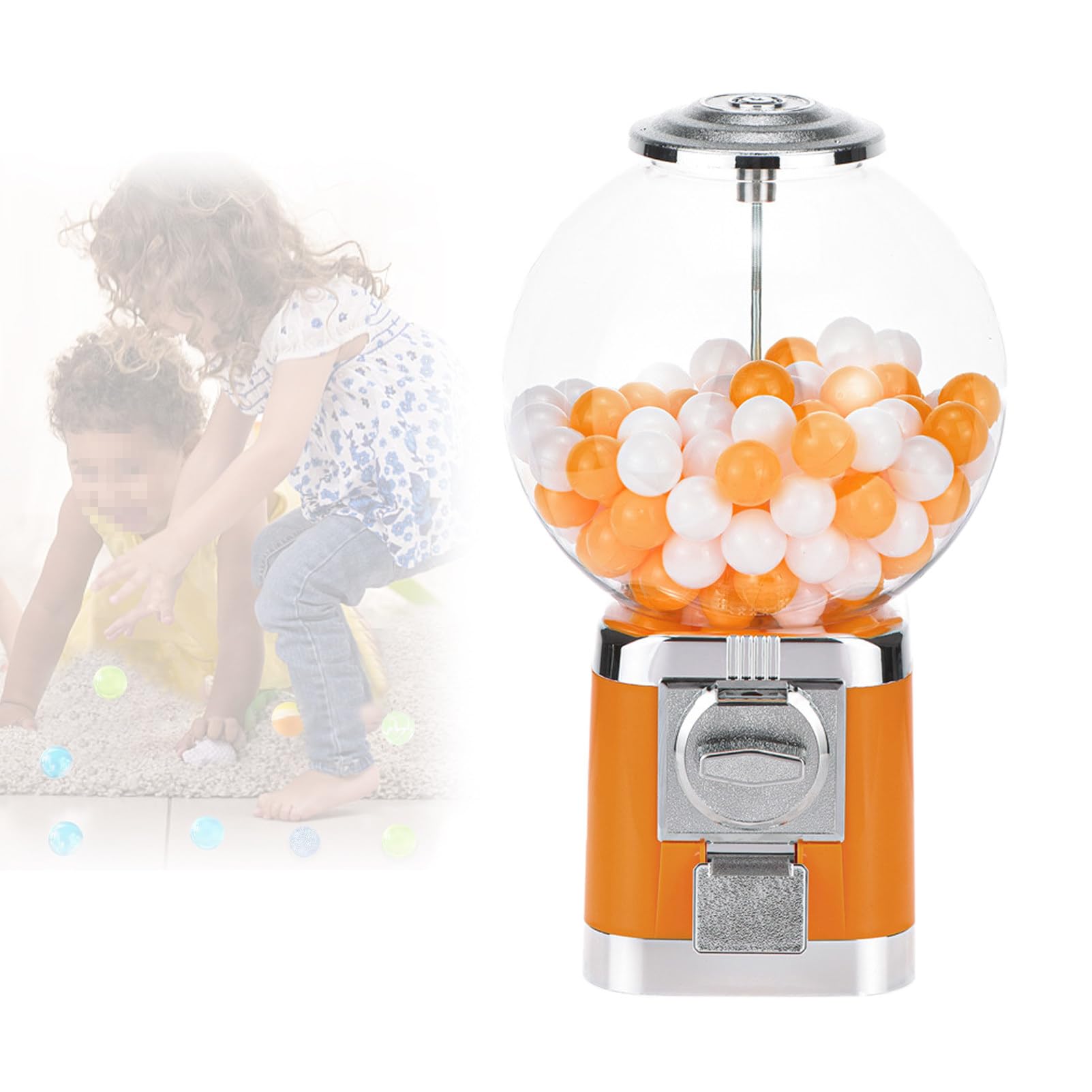 Distributeur automatique de capsules à jetons, clé incluse, pour centres commerciaux, magasins de détail