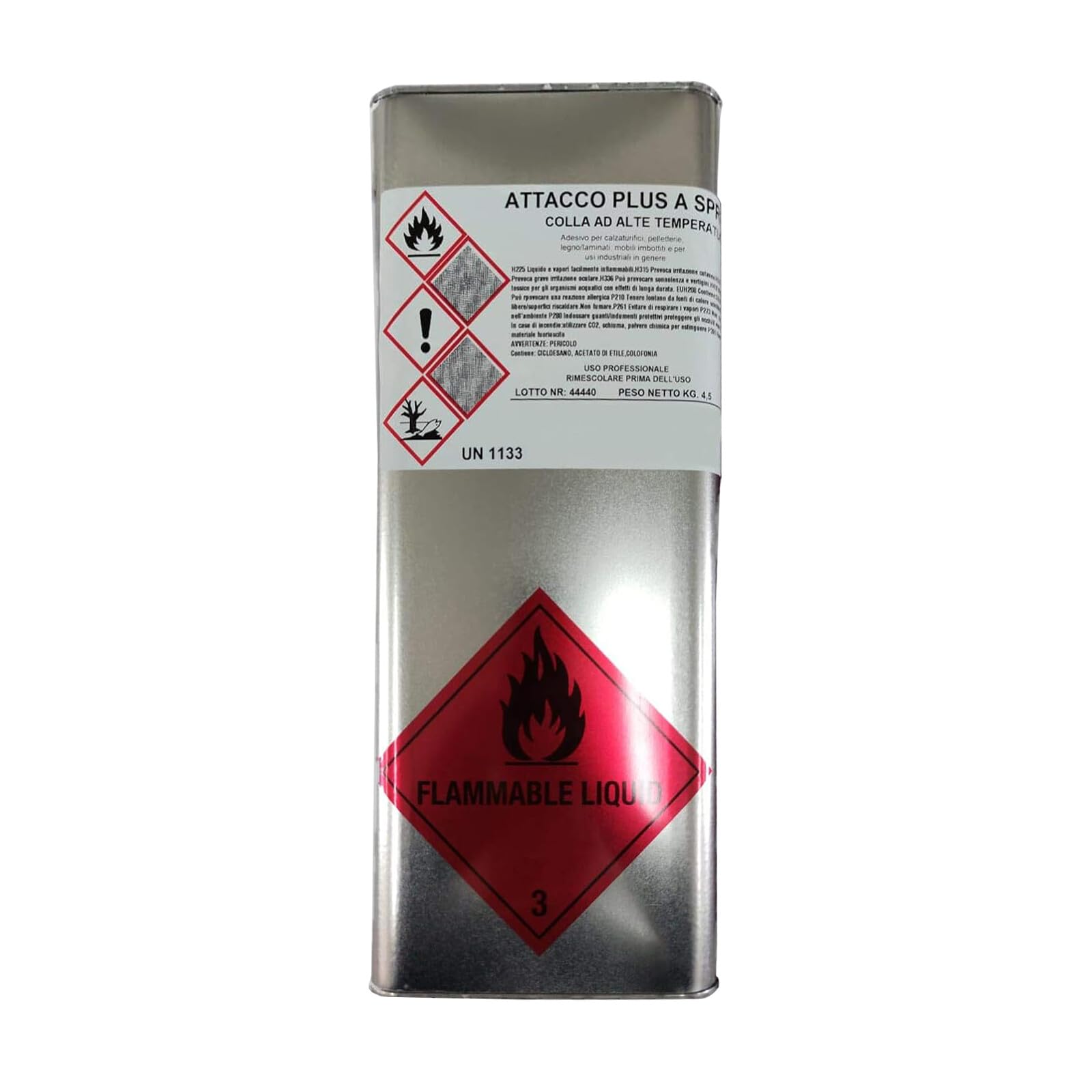TENDEEVOLUTION Colla Extra Forte a Spruzzo o Pennello Policloroprenica da 4,5 Kg, Elastica e Resistente alle alte Temperature. Colla per Tessuti Cielo Auto, Tappezeria Auto, Stoffa, Legno e Metallo