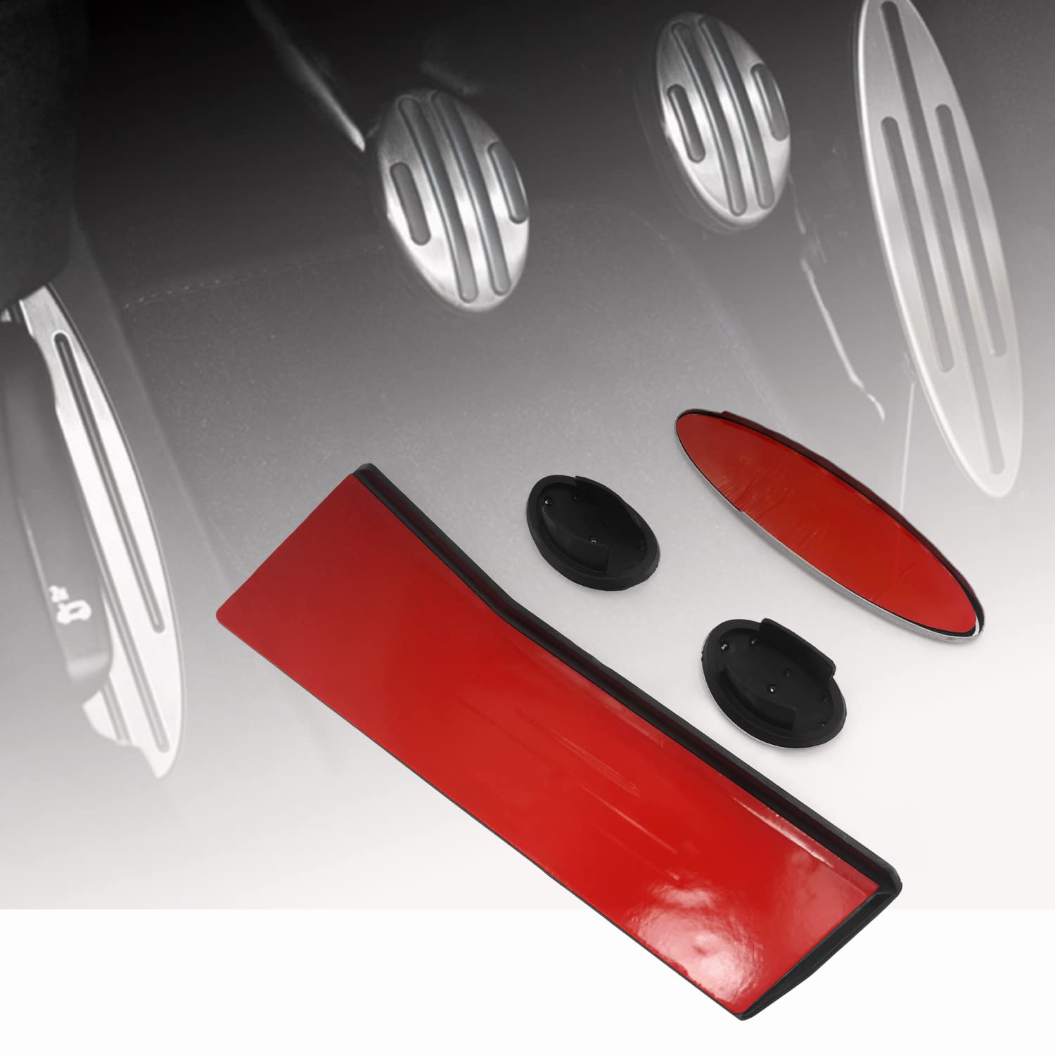 Auto Gasbremse Kupplungspedal Fußpedalplatten Schritt Fußrastenabdeckung für Cooper R50 R52 R55 R56 R60 R61 F54 F55 F56 F60 Countryman Clubman Paceman Pedalabdeckung (Manual-4PC)