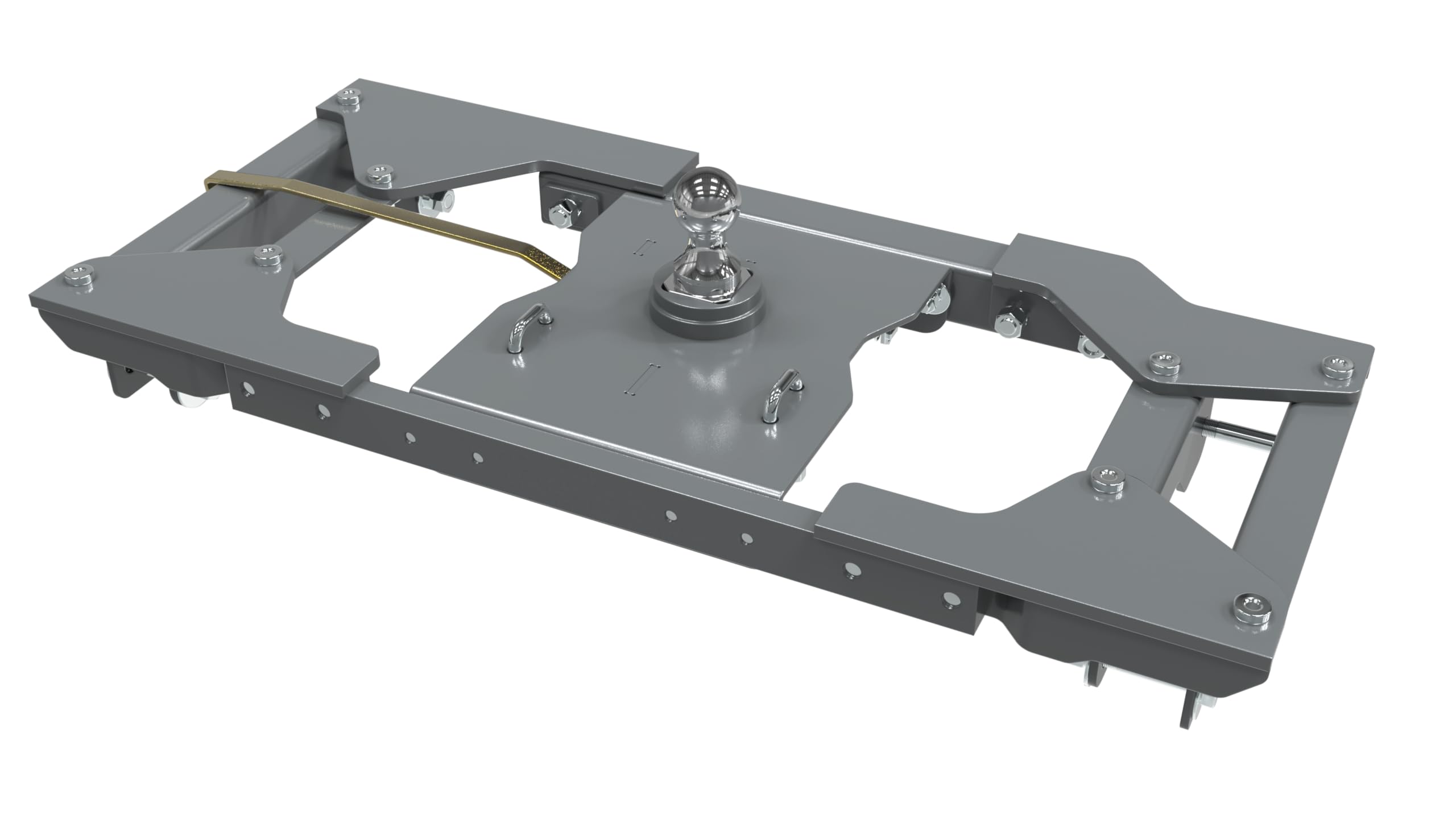 Photo 1 of Mepareri Heavy Duty Gooseneck Hitch Fit for 2017-2022 Ford F250 & F350 and F450 with Factory Installed Bed, 30k lbs GTW, Hide-Away Ball Design