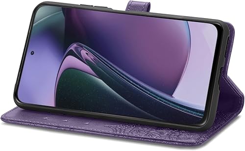 Miniatura 3 de COTDINFOR Funda de piel compatible con Moto G Stylus 4G 2023, cierre magnético, a prueba de golpes, con ranuras para tarjetas y soporte para Moto G