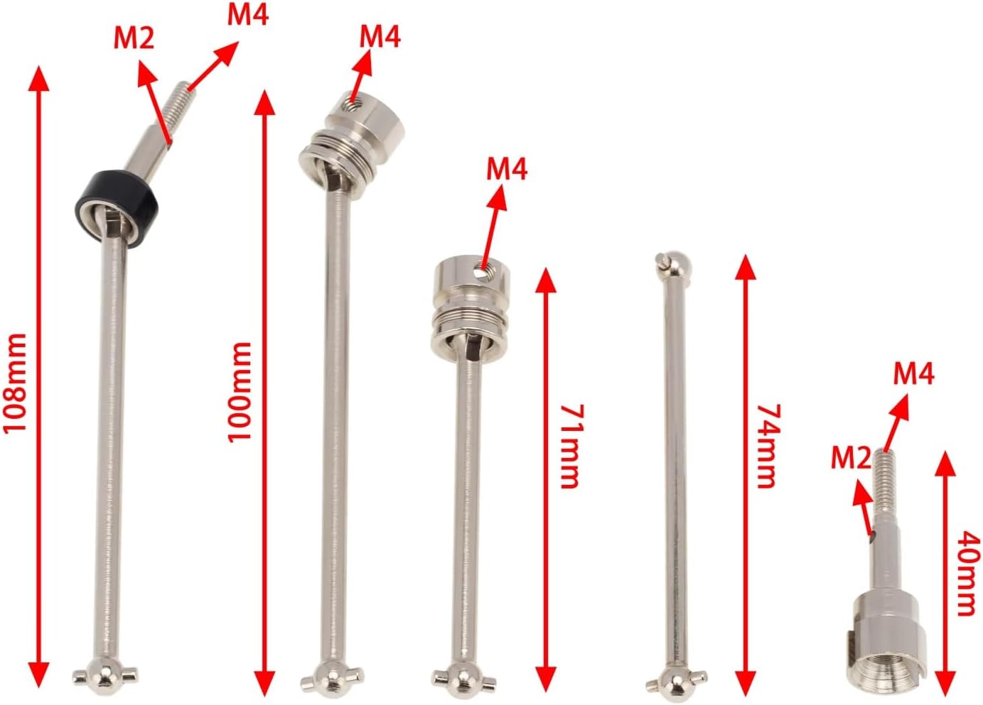 RCカーアクセサリー Compatible With Wltoys 104001 104002 1/10 RCカーアップグレードパー