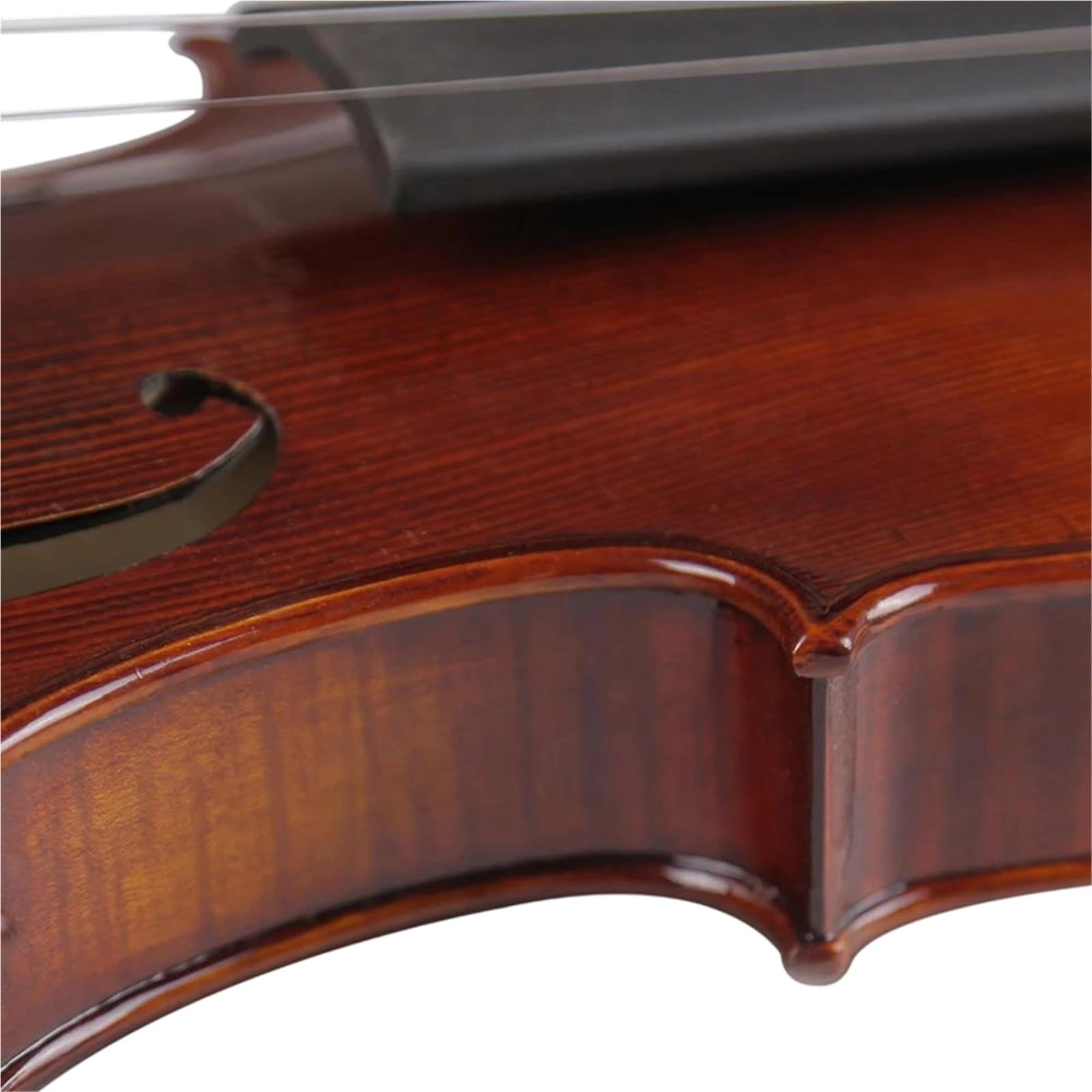 Skrzypce Instrumenty Muzyczne Skrzypcowe Dla Początkujących I Dorosłych Ręcznie Rzeźbione Klonowe Z Pełnym Zestawem Akcesoriów(3/4)
