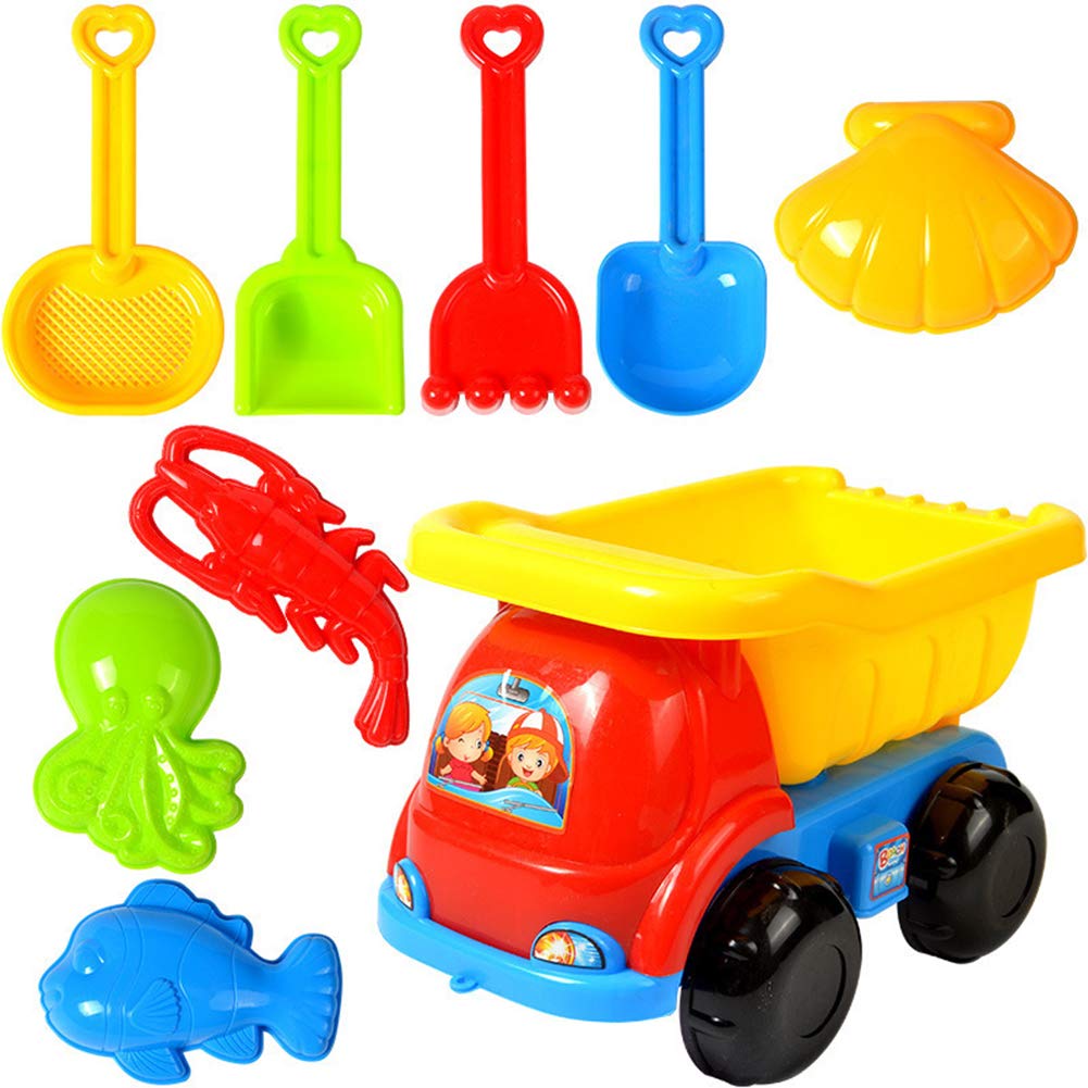 Jouets plage pour - 10 pièces seau pelle râteau,Ensemble de jeu à bac à sable extérieur