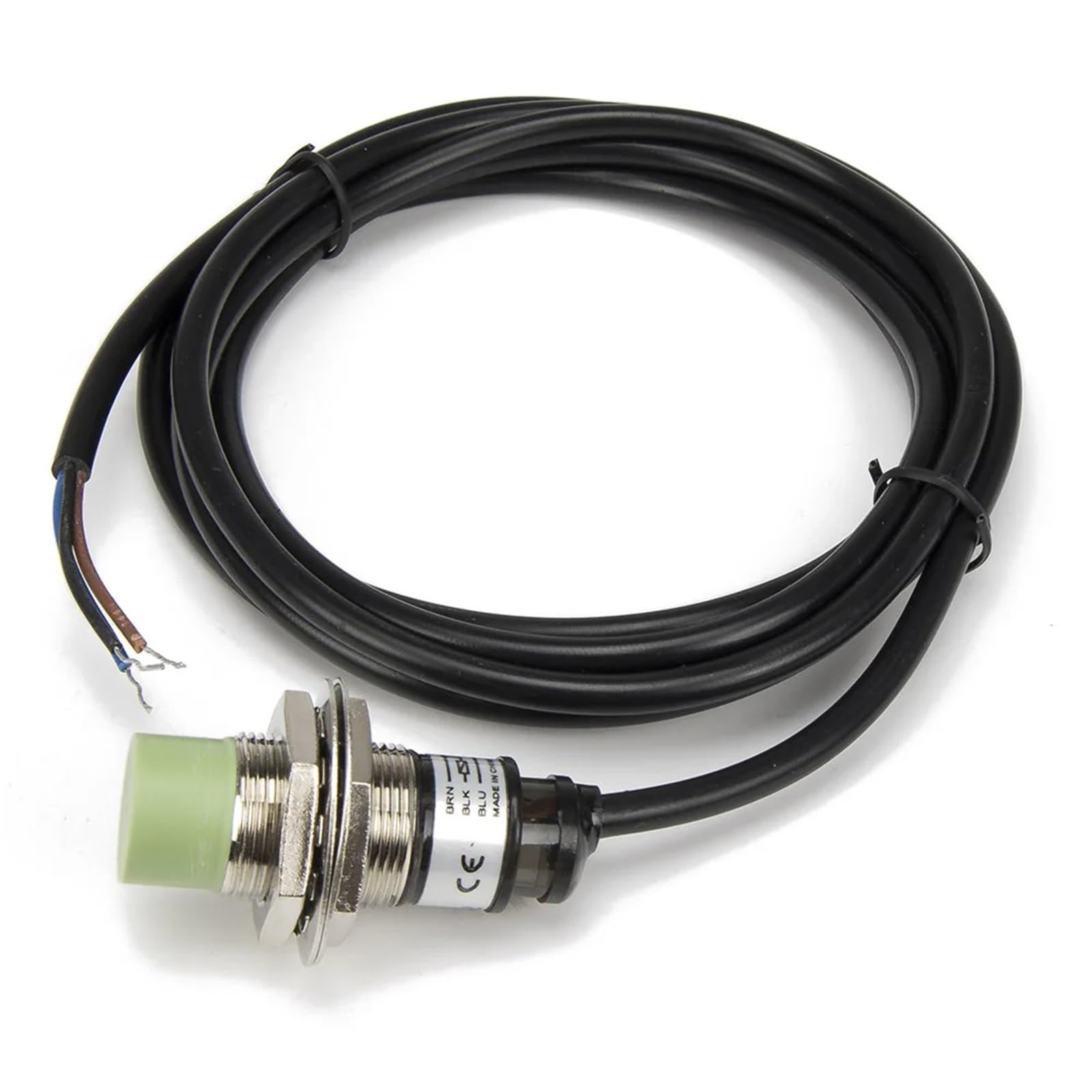 M18 8mm rilevamento DC 6-36V NPN PNP NO NC PR18-8DN PR18-8DN2 PR18-8DP PR18-8DP2 interruttore sensore di prossimità a visualizzazione completa(PR18-8DP2 PNP NC)