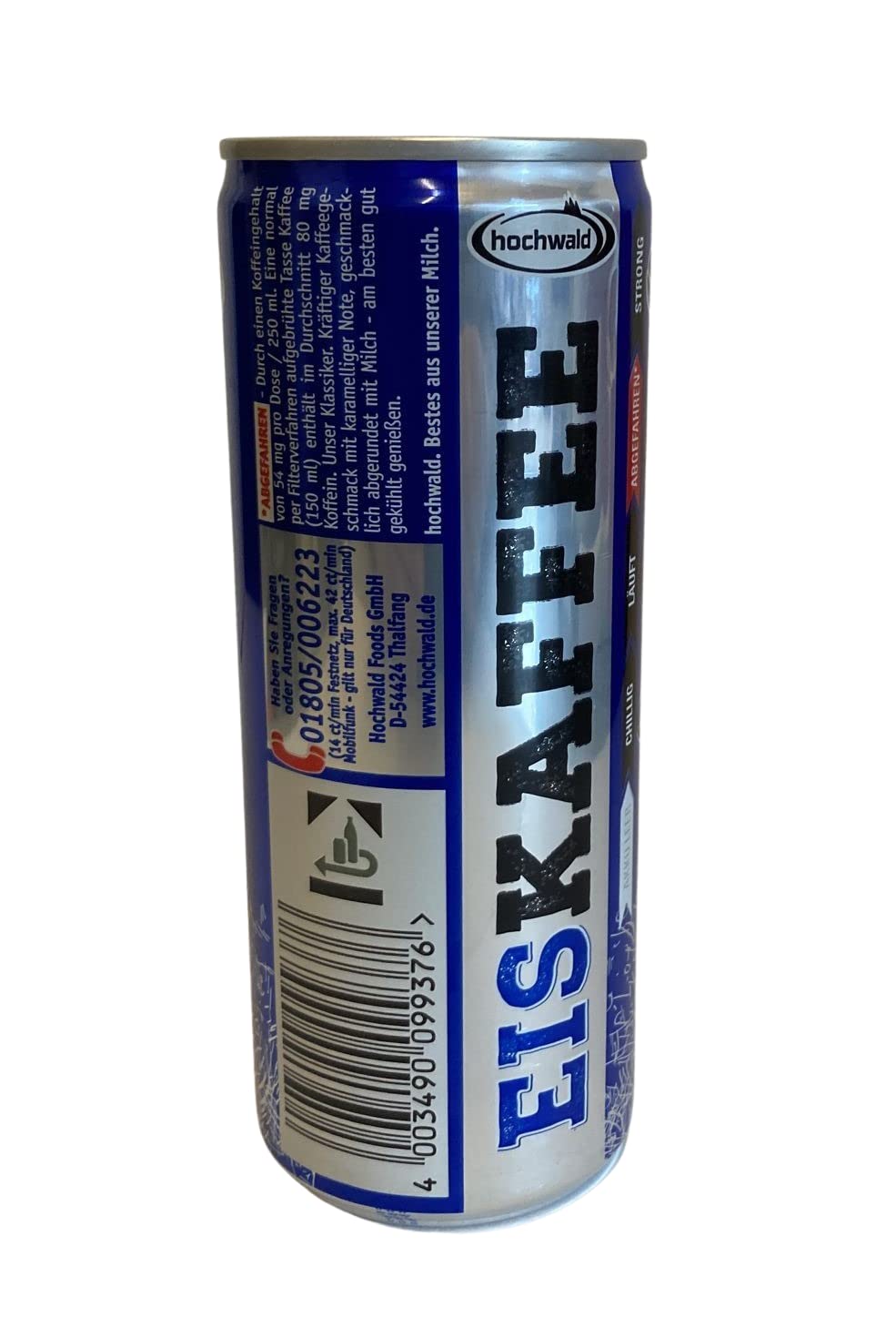 Hochwald Eiskaffee Dose Einweg 250ml 24 x 250 ml, incl. 6€ Pfand