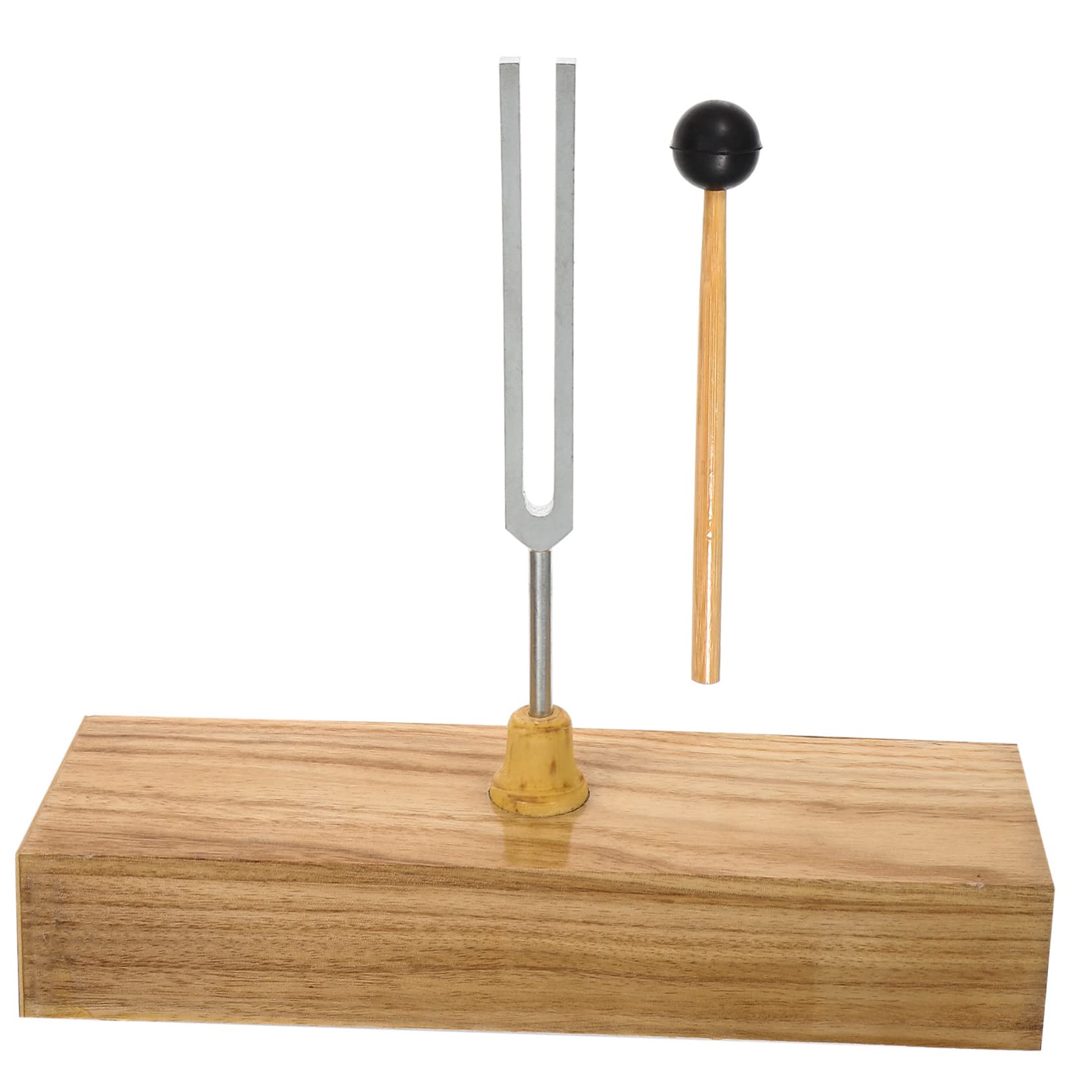 BESPORTBLE 1Set Tuning Fork with Base and Hammer for Physical Acoustic Experiments Durable Musical Tuning Forks for Timbre and Accurate Tuning Easy to Use Educational Tool