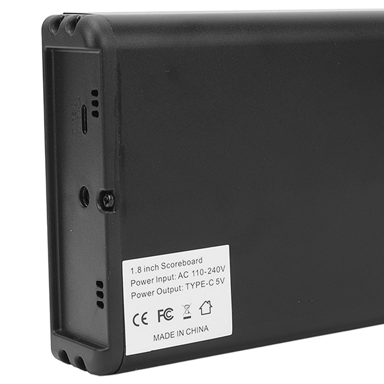 Tbest Elektronische Digitale Anzeigetafeln, Elektronische Anzeigetafel, Aluminiumlegierung, Fernbedienung, 100–240 V, Digitale Tischanzeigetafel für Basketball, Volleyball