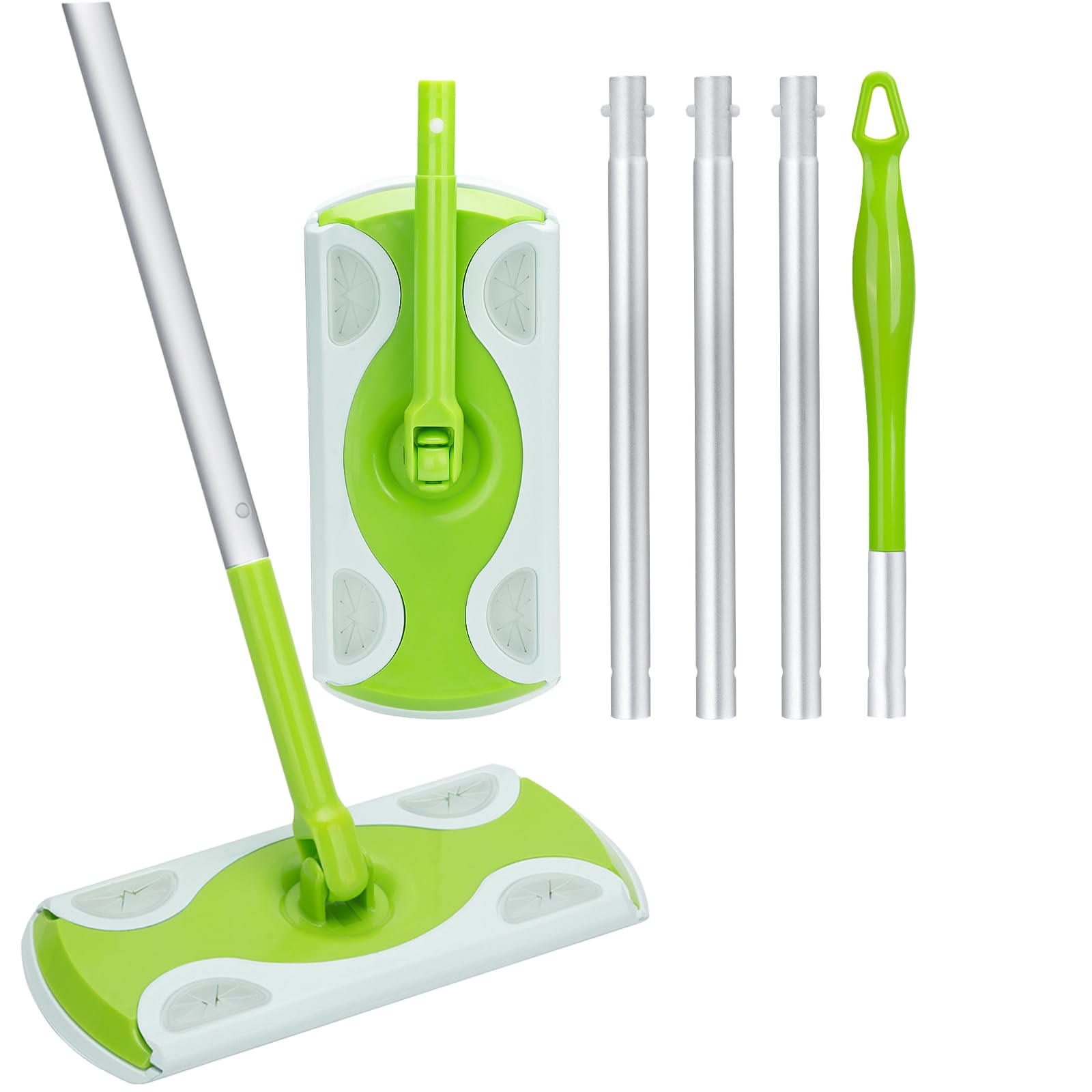 Photo 1 of Mop Handle Compatible with Swiffer, Green Extra Long Detachable Mop Handle for Swiffer Dry & Wet Mops, Easy to Install & Replace