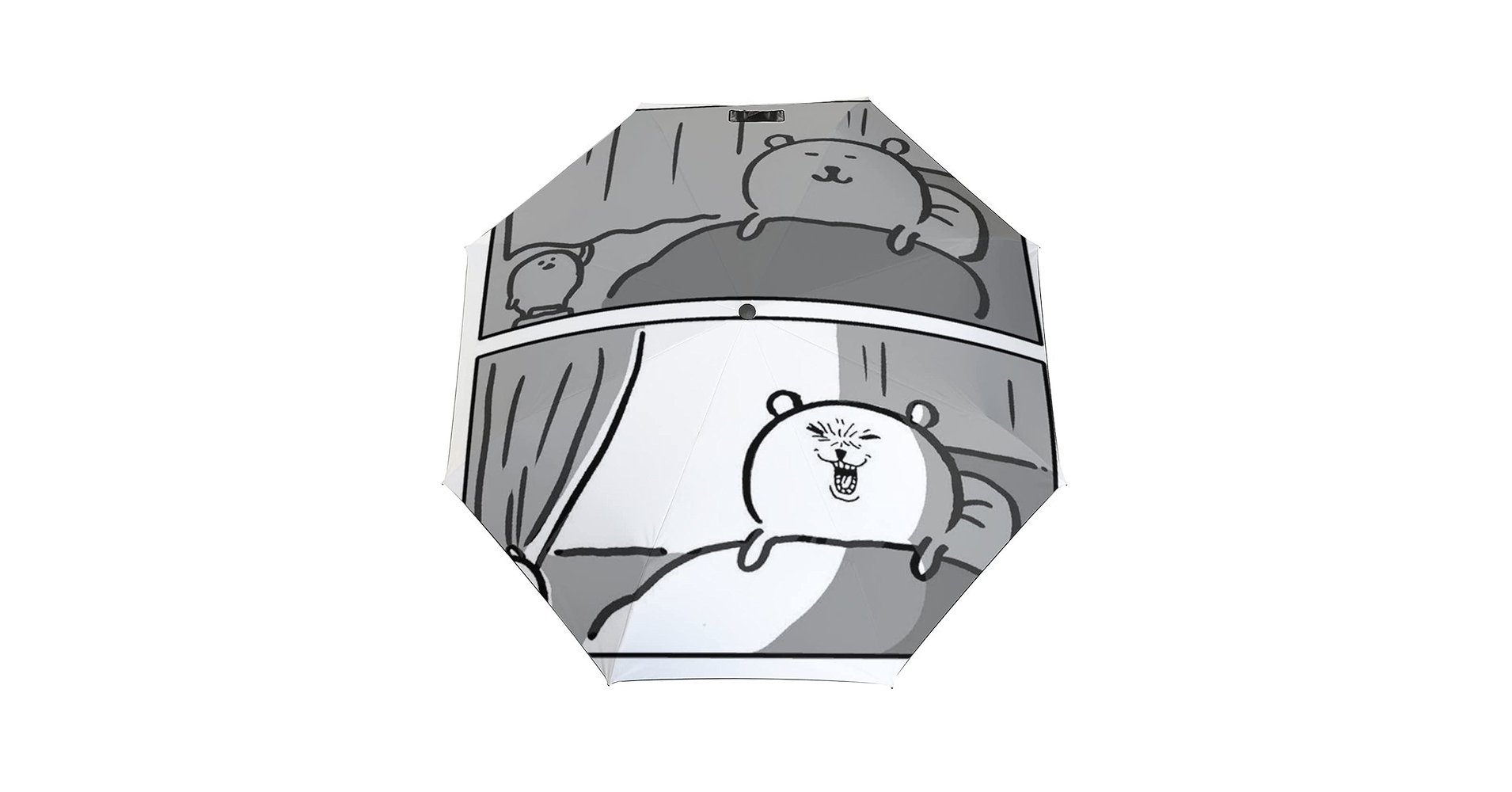 Amazon | 自分ツッコミくま 傘 折りたたみ傘 日傘 晴雨兼用 収納