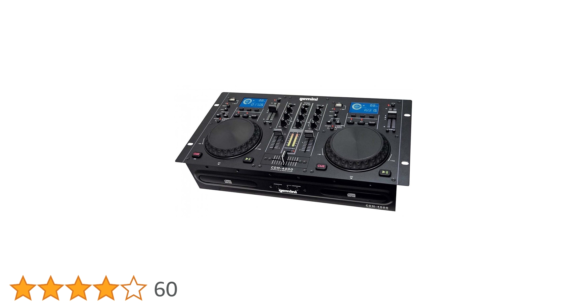 DJ機材 CDM-4000 DJ機材 GEMINI CDM-4000 CDJ CDM-4000 USB, MP3/CD DJ Media