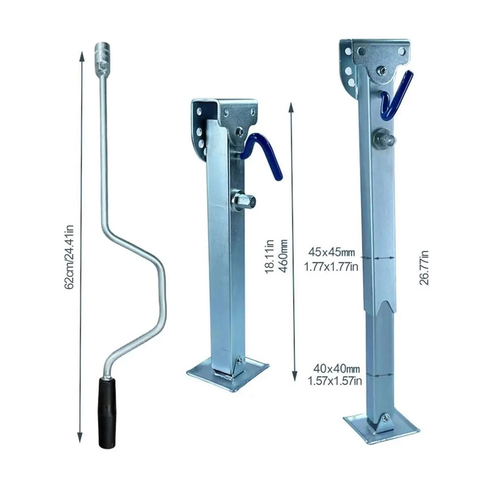 Regulowany stabilizator schodów do kampera, aluminiowe podnośniki poziomujące, wytrzymały podnośnik do przyczepy motocyklowej, samochodu, demontaż, wytrzymały udźwig