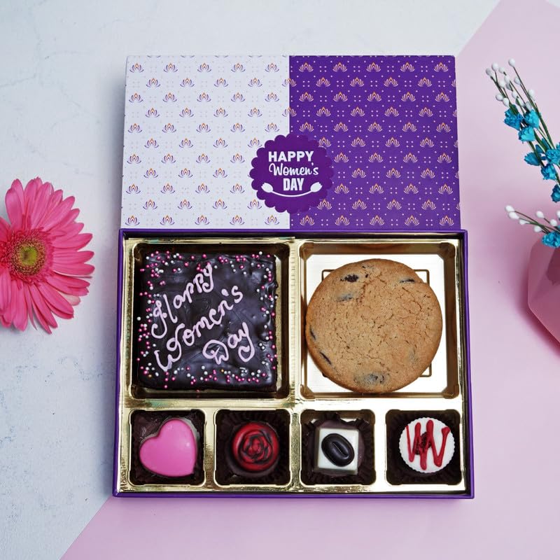 Image of VELVET FINE CHOCOLATES Delightful Chocolate Box| Holi Gift Hamper | Festival Gifting | Holi Gifts For Family & Friends | Birthday, Anniversary Gift'S | Wholesome Corporate Gifting