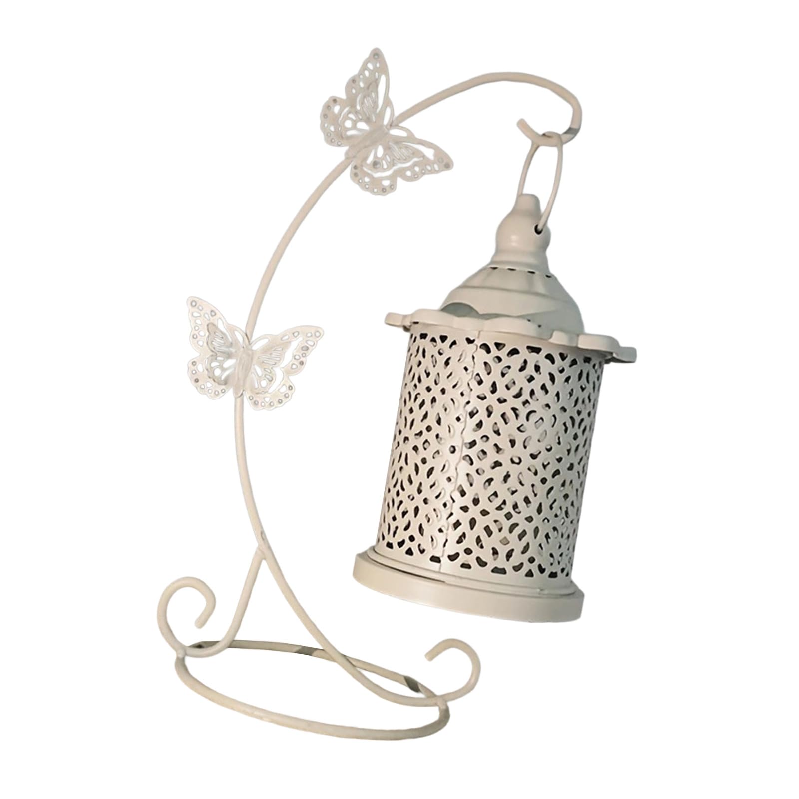 Buxuaaaa Ornate Irons Birdcages Decoration with Hook for Indoor Outdoor Event Christmas Weddings Dinner Party Lighting Hanging Metal Light Hollows Carving Centerpieces