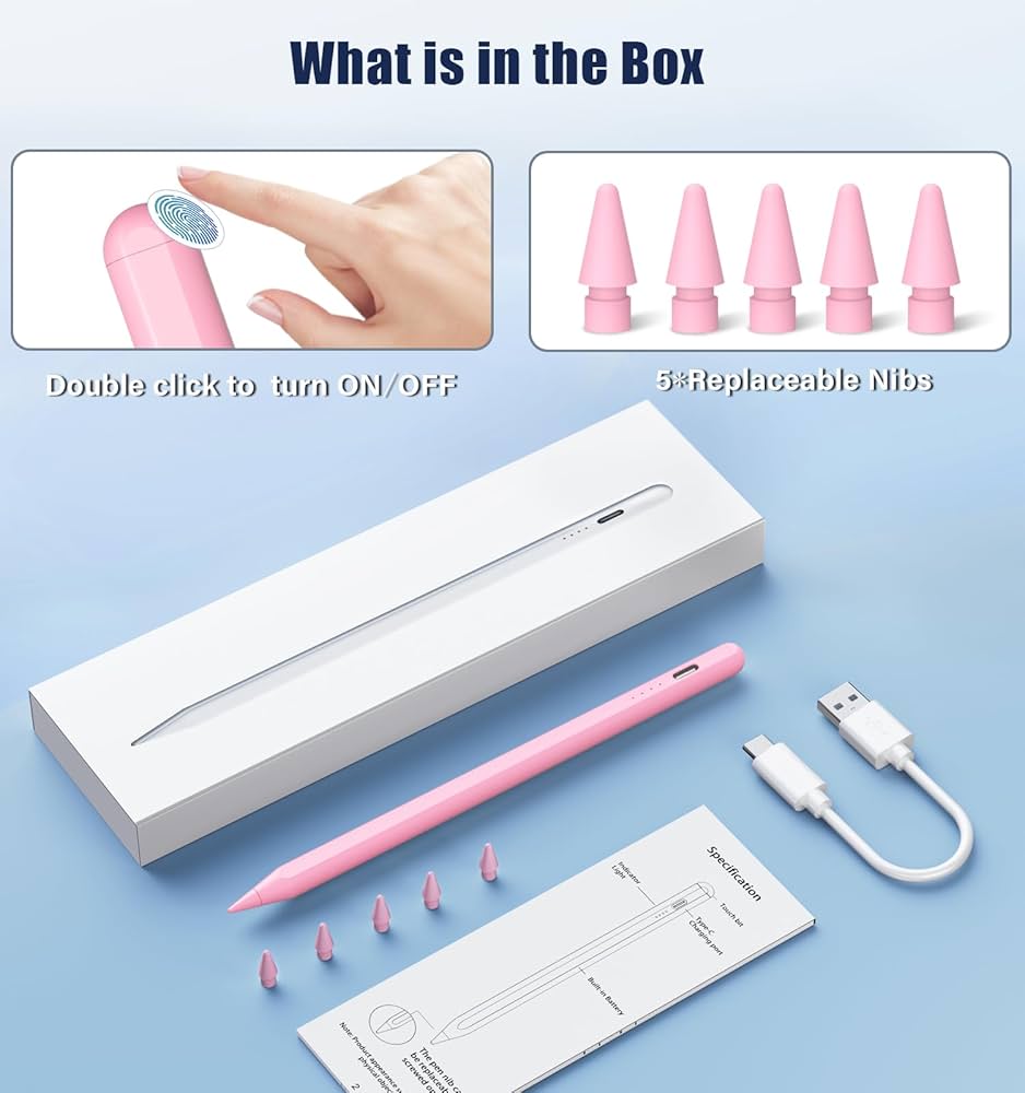 iPad Air ピンクー 本体 + Apple Pencil 2 Amazon.in: Buy Pink iPad Pencil for Apple iPad 2018-2023,Faster