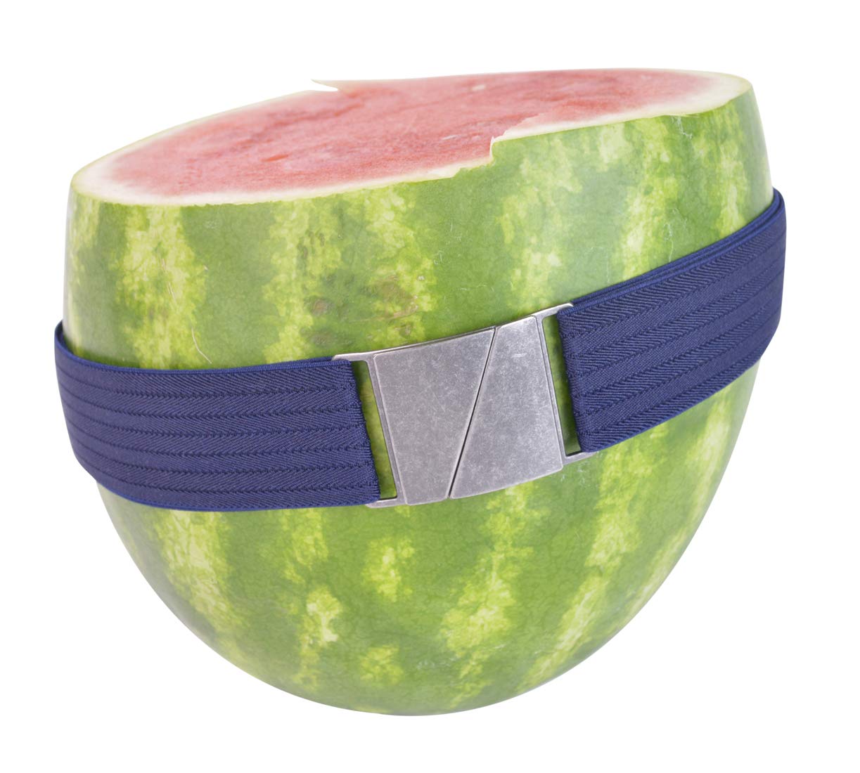 Women's Adjustable Stretch Belt with No Show Flat Buckle, Nickel Free (Truth SEVA) (XXL, navy)