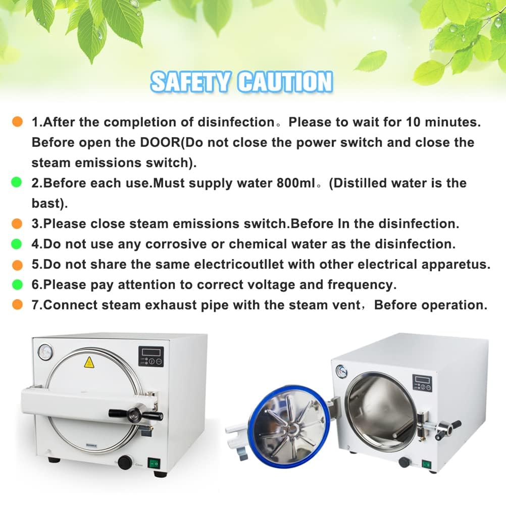 18L Steam Sterilizer Autoclave Class N High Pressure High Pressure Temperature E218