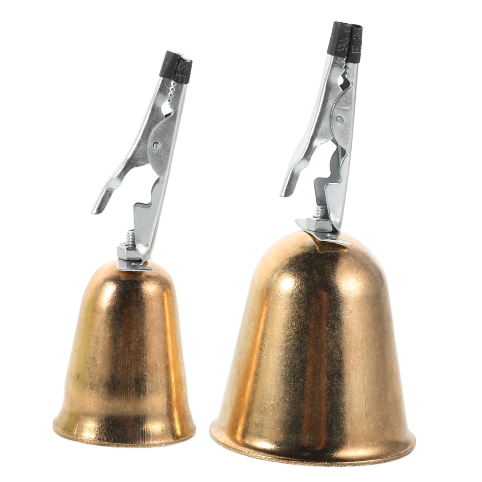 Fishing Pole Bells Clamp Bite Alarms for Fishing Metal Bells with Clips