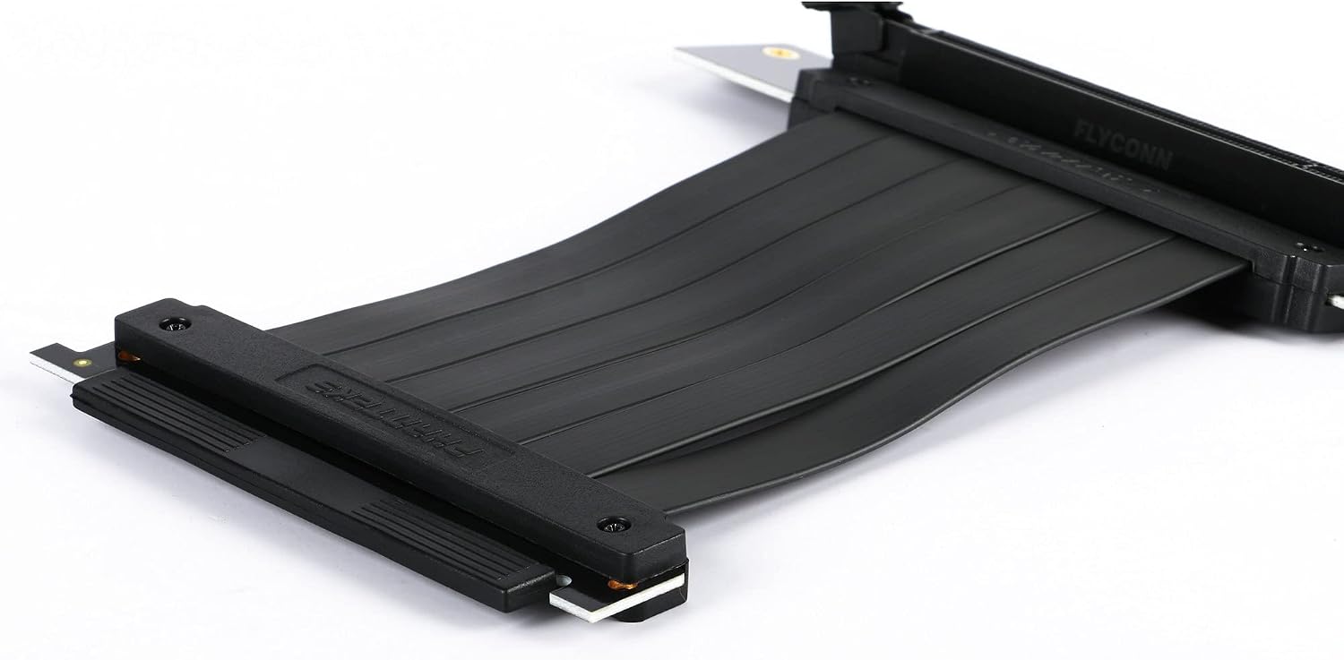 Best Seller Phanteks 150mm Flat Line PCI-E x16 Riser (PH-CBRS_FL15), Cable 90 Degree Adapter for Enthoo 719
