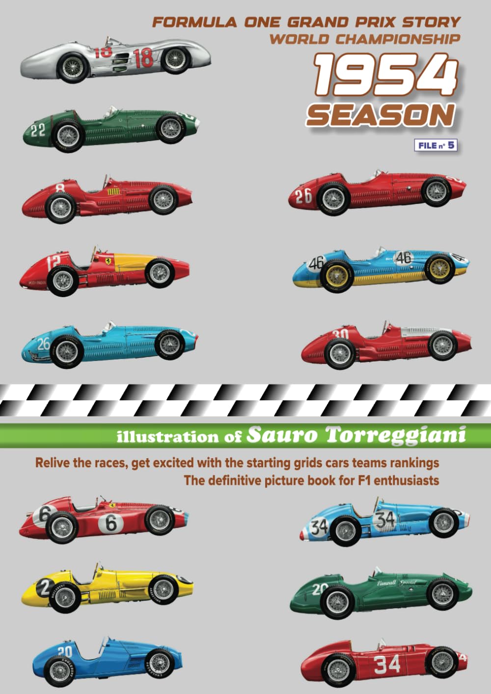 1954 Formula One Grand Prix Story Season World Championship: Relive the races, get excited with the starting grids cars teams rankings. The definitive picture book for F1 enthusiasts