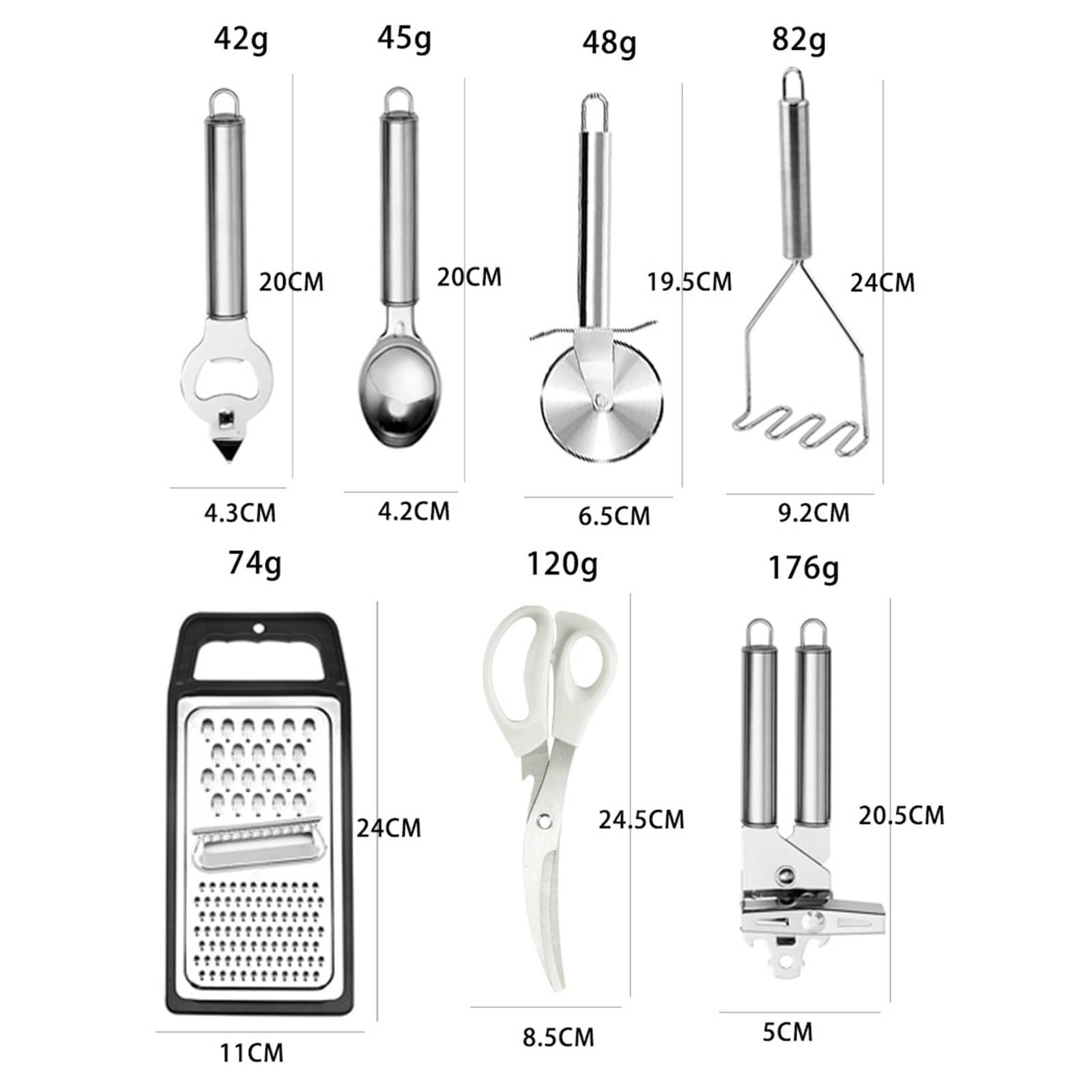 Ensemble d'ustensiles de cuisine en silicone résistant à la chaleur avec poignée en acier inoxydable, passe au lave-vaisselle, idéal pour les ustensiles de cuisine antiadhésifs