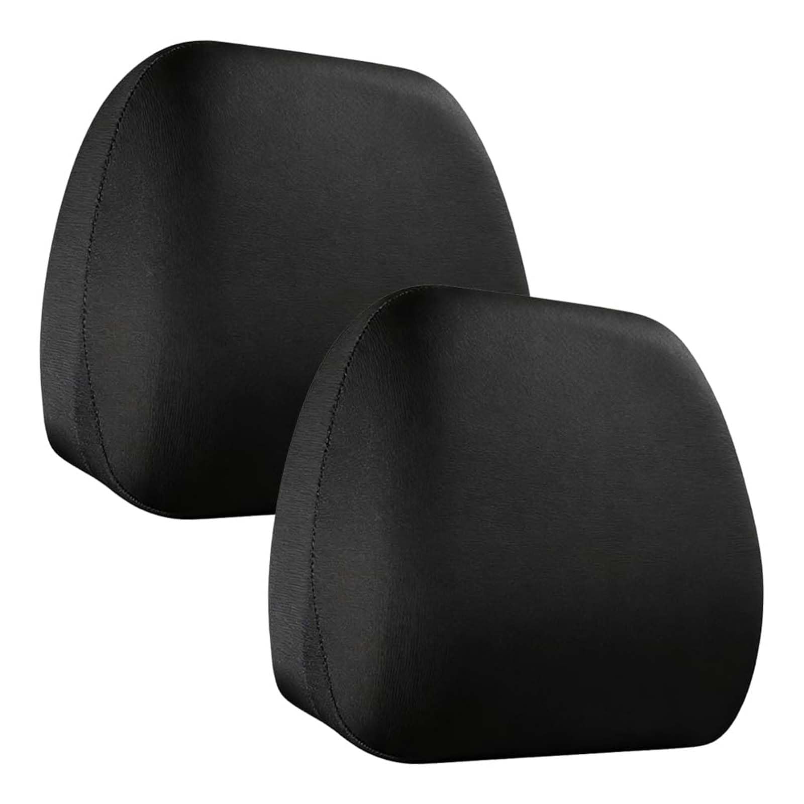 LKILFUWX 2 Pack Car Headrest Covers for Benz Classe GLC GLC F-Cell X253 GLC 350d X253 GLC 2000-2024 2025, High Elastic Breathable Air Cotton Auto Headrest Protectors, Dirt-Resistant & Washable
