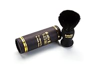 Vista 2 de Punta de satén: el cepillo de afeitado más puro (sintético, negro, tacto suave, estuche)