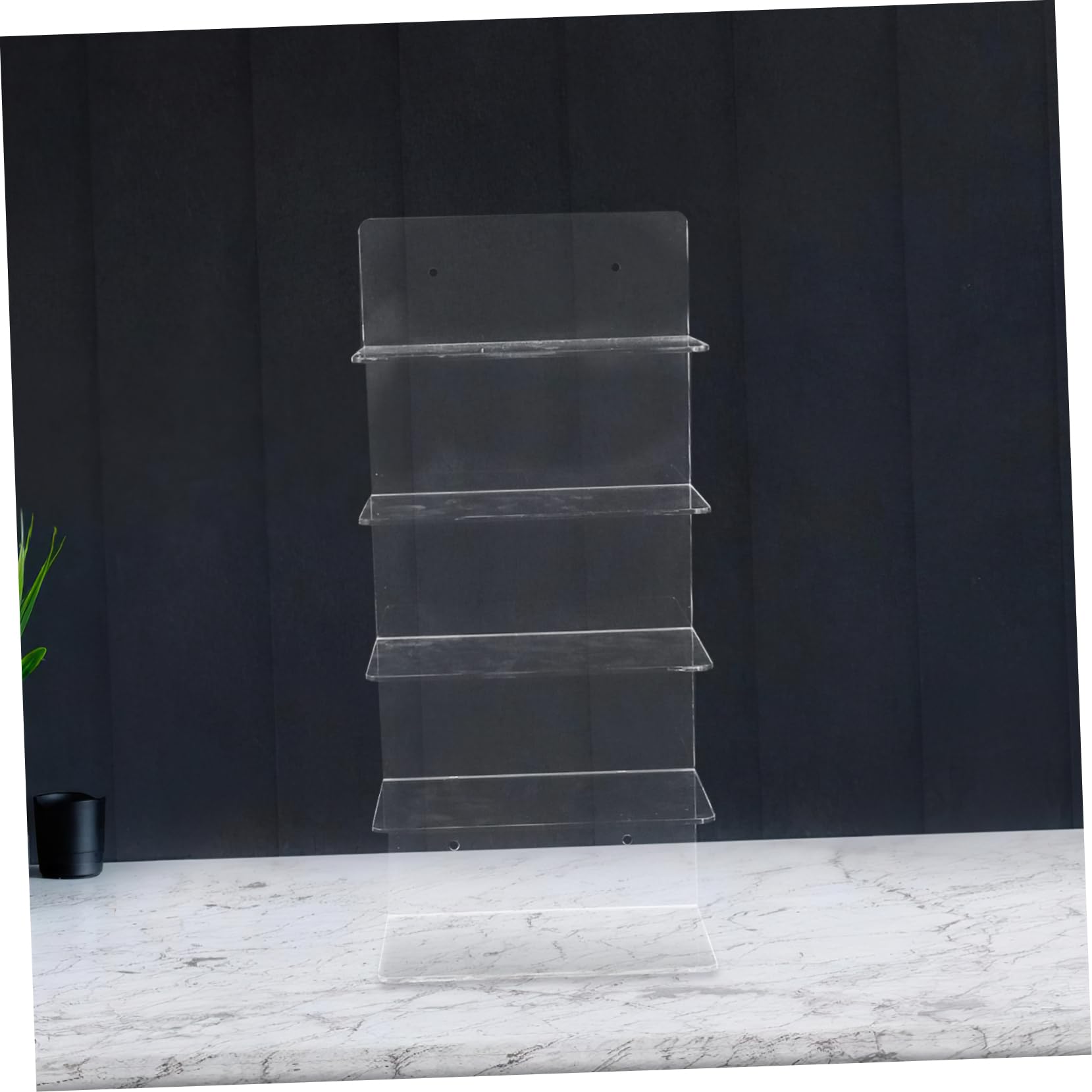 Espositore Occhiali in Acrilico Ripiani Portaocchiali da Parete Trasparente Organizer per Occhiali da Sole e Montature Supporto da Installare Facilmente