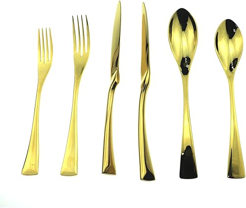 Miniatura 2 de JASHII - Juego de 20 piezas de utensilios de acero inoxidable 1810 para 4 piezas