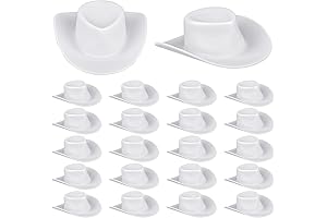 Exquisite White Party Hats (20 Pack)