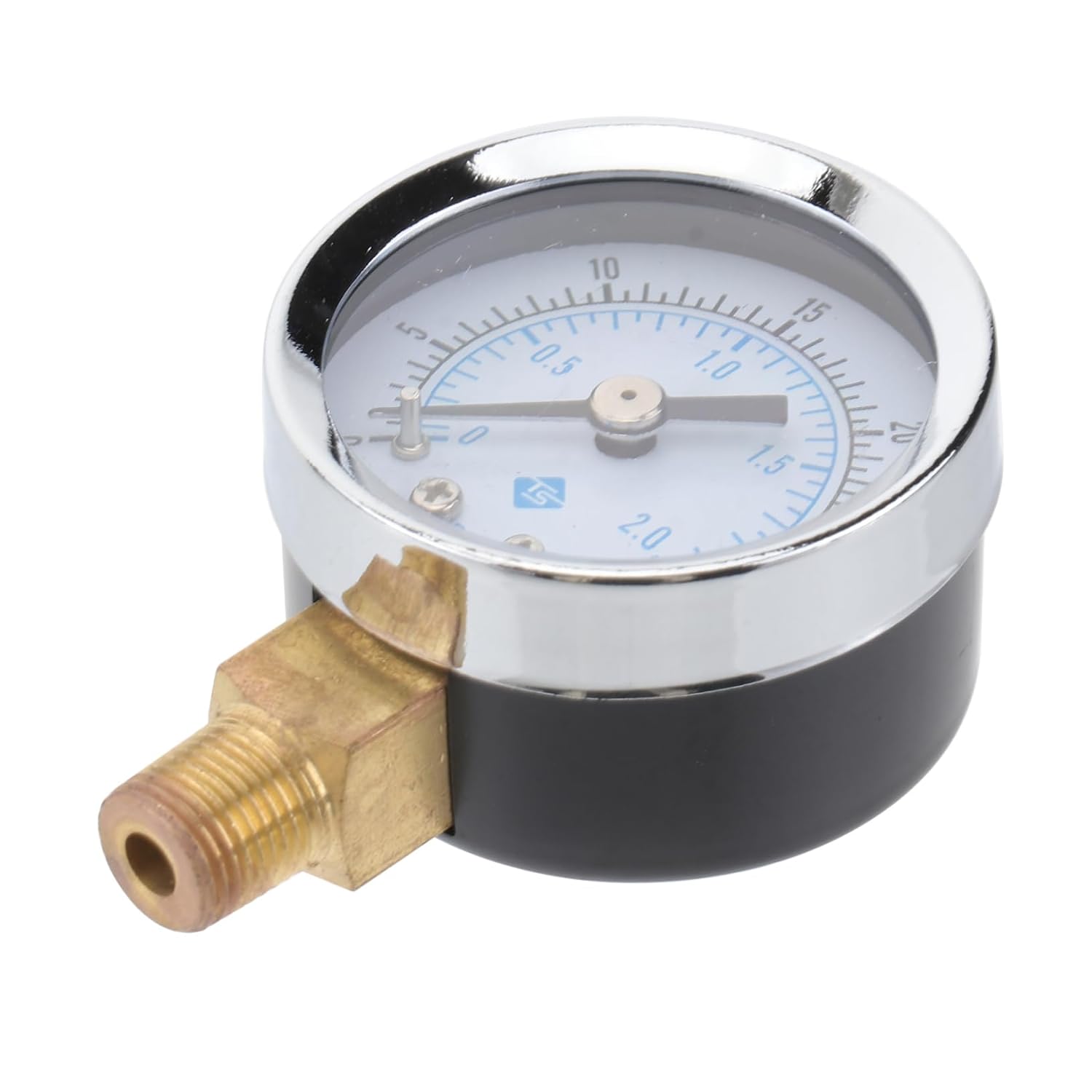 Utility Vacuum Pressure Gauge Psi Portable Manometer for Air Water Testing Liquid-Filled Design