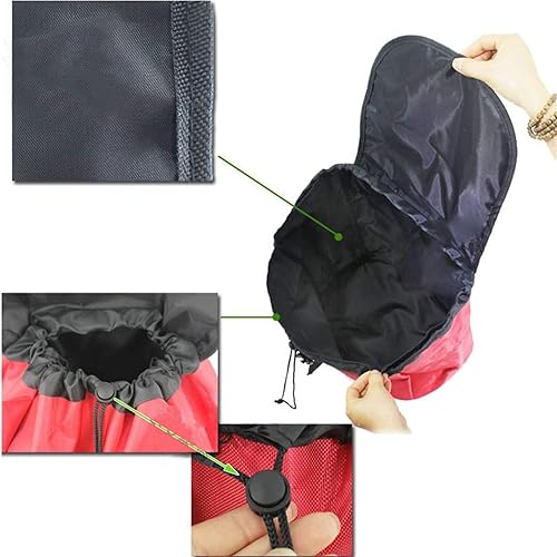Miniatura 3 de Bolsa de compras Oxford impermeable para carrito  Bolsa de almacenamiento multifuncional reutilizable de 80 L, bolsa de repuesto de gran capacidad