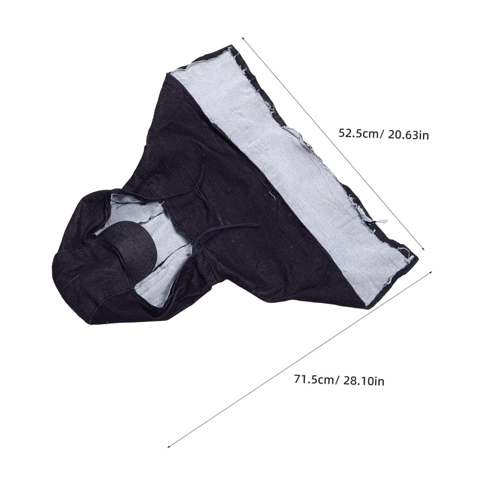 FOMIYES 4 Stück Robuste Denim Arbeitsmütze mit Vollschutz Winddicht Staubdicht für und Handwerk Atmungsaktiv Langlebig Strapazierfähig Beanie Cap für Outdoor und Arbeitsschutz