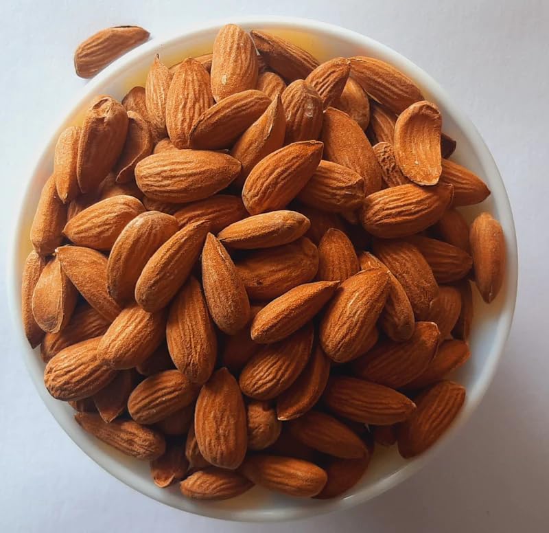 Wooq Organics Gurbandi Almond Kernels 400g, rich oil Premium Gurbandi Almond Kernels: Exquisite Taste and Nutrient-Rich Goodness, Straight from the Pristine Valleys"
