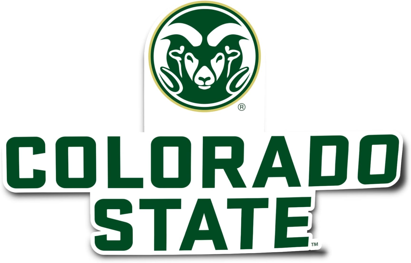 Desert Cactus Colorado State University CSU Rams NCAA Vinyl Decal Laptop Water Bottle Car Scrapbook (Sticker - 00007)