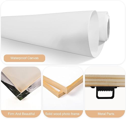 Miniatura 6 de Impresiones en lienzo personalizadas con tus fotos, impresiones de lienzo personalizadas enmarcadas, arte de pared para boda, decoración del hogar,