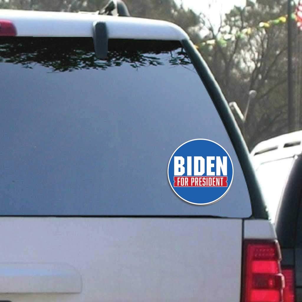 VictoryStore Joe Biden 2024 Bundle - Includes 11 Inch x 14 Inch Yard Sign with Stakes, Biden 2024 Can Cooler and Biden 2024 Decal